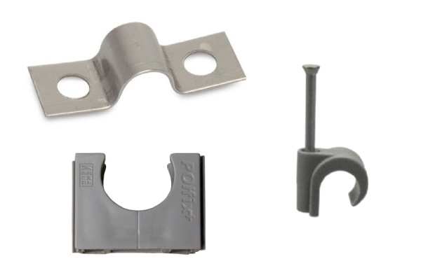 Kabelclips en zadels