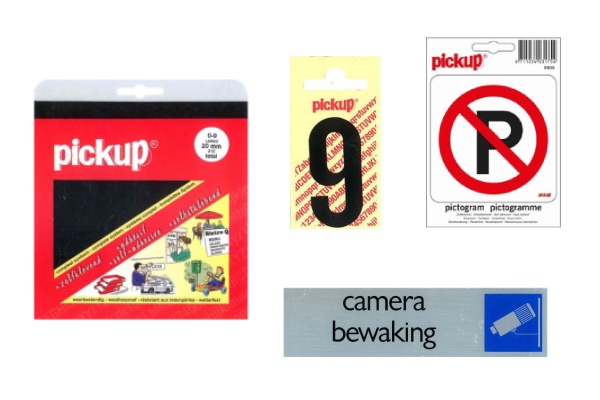 Plakletters en signalering