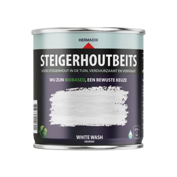 STEIGERHOUTBEITS  750ML WHITE WASH