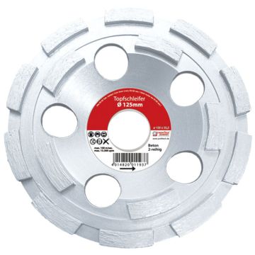 DIAMANT KOMSCHIJF 125MM 2 RIJ-IG BETON
