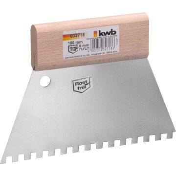 LIJMKAM RVS 180MM 6MM  KWB 032718