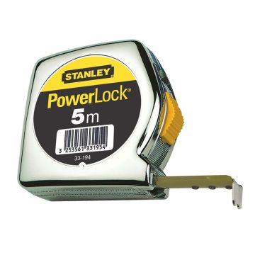 ROLBANDMAAT  5 MTR STANLEY POWERLOCK