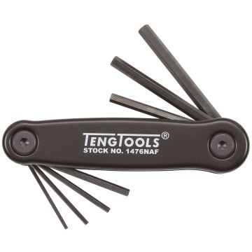 INBUSSLEUTELS BOEKVORM 7-DLG 1/16"-7/32"