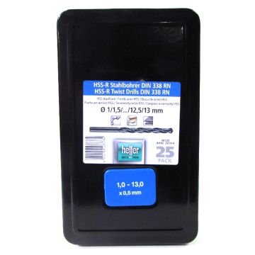 METAALBOREN 1-13 HSS-R  25-DLG  HELLER