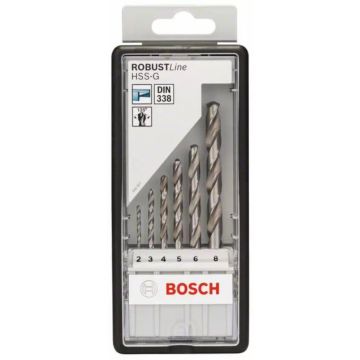 METAALBORENSET BOSCH 6-DLG ROBUST LINE
