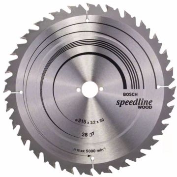 CIRKELZAAGBLAD 315X30 SPEEDLINE 28