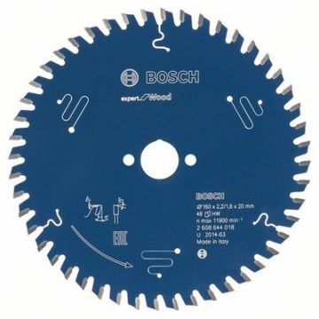 CIRKELZAAGBLAD 165X20 EXPERT WOOD 48