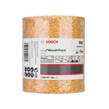 SCHUURPAPIER  93MM K- 40 5-MTR W+P