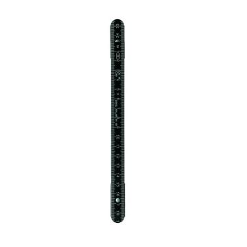 DUIMSTOK 1 METER ALU ZWART SCHUIL