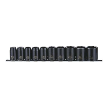 SLAGDOPPENSET 1/2" 10-24MM 10DLG 9121