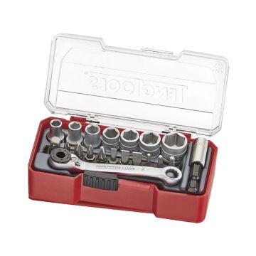 TJ1420 DOPPENSET 1/4" 20-DLG TENG TOOLS
