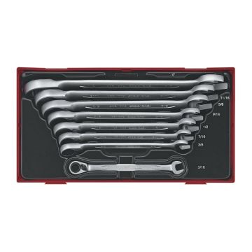 RING-STEEKSL. RATEL 8-DLG AF TENG TOOLS