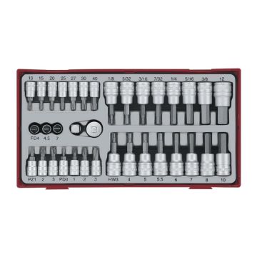 DOP-PEN BITSSET 1/4" 35-DLG TC-TRAY TENG