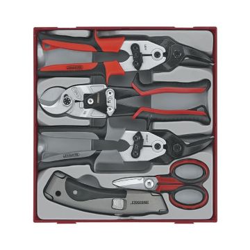 KNIPSET 5 DELIG TENG TOOLS TC-TRAY