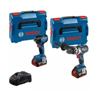GSB 18V-110C+GDR 18V-210C 2x5.0AH BOSCH