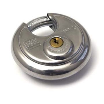 HANGSLOT DISCUS 70 MM RVS GELIJKS. GS702