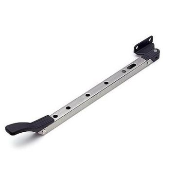 RAAMUITZETTER 30CM RVS ZWART  DX