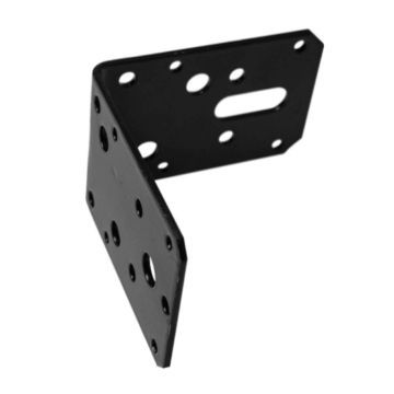 HOEKANKER  90x90x60 ZONDER RIL ZWART