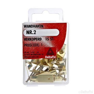 WANDHAKEN VERKOPERD NR.2  15-STK