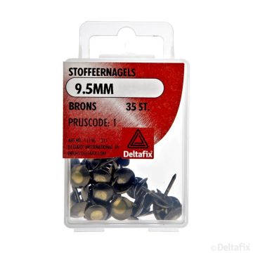 STOFFEERNAGELS 9.5MM BRONS 35-ST