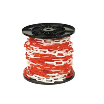 MARKERINGS KETTING PE 6MM ROOD/WIT