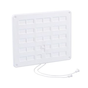 VENT.ROOSTER 30X25 CM MET KOORD NEDCO