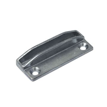 SLUITPLAAT VLAK ZAMAC 65X25MM