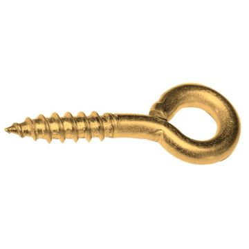 SCHROEFOOG 20X10X3.45 MM MESSING