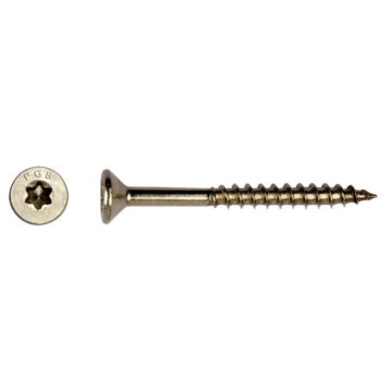 SPAANPL.SCHR 4 X 25 RVS TORX  GK 200-ST