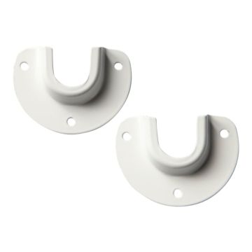 BUISDRAGER WIT 22 MM  2-STUKS