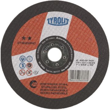 DOORSLIJPSCHIJF 230X1.9 STANDARD TYROLIT