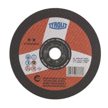 DOORSLIJPSCHIJF 180X1.6 STANDARD TYROLIT