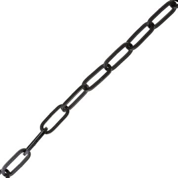 SIERKETTING 29x3 MM ZWART GELAKT