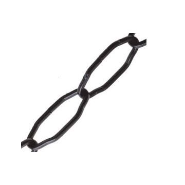 SIERKETTING 39x3 MM ZWART GELAKT