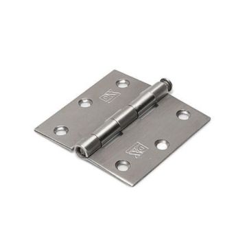 SCHARNIER RVS 76X76MM RECHTE HOEKEN