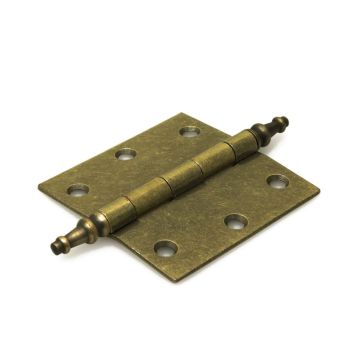 SCHARNIER VAASKOP 76x76MM VERMESSINGD