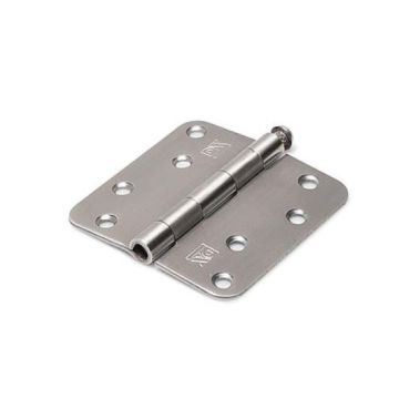 SCHARNIER RVS 76X76MM RONDE HOEKEN