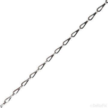PATENT KETTING 20MM VERCHROOMD