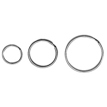 SLEUTELRING  24 MM RVS