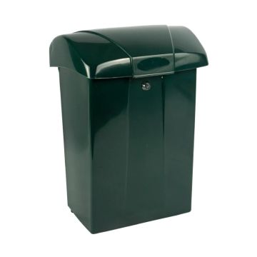 POSTKAST KUNSTSTOF GROEN AFSLUITBAAR