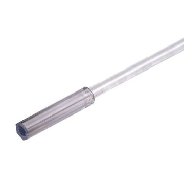 GORDIJN TREKSTANG TRANSPARANT 125CM
