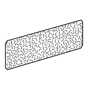 PLAAT ALU 1000x240x0.5 MM SCHOPPLAAT