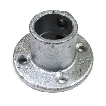 STEIGERBUISKOPPELING VOETPLAAT 33.7 MM