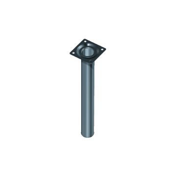 TAFELPOOT ROND STAAL WIT 30x750