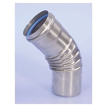 ALU BOCHT 100 MM 45' -KRAAG-