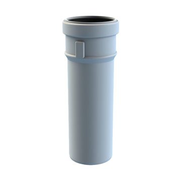 PP ROOKGASPIJP 80x1000 WIT  SAFE-PP