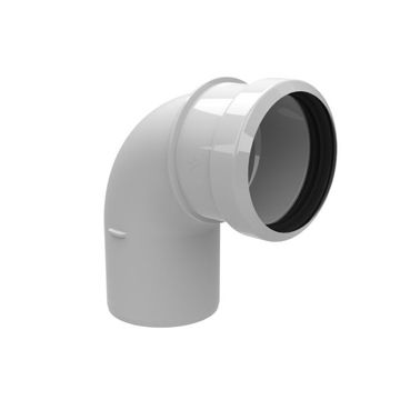 PP ROOKGASBOCHT 80MM 87' WIT SAFE-PP