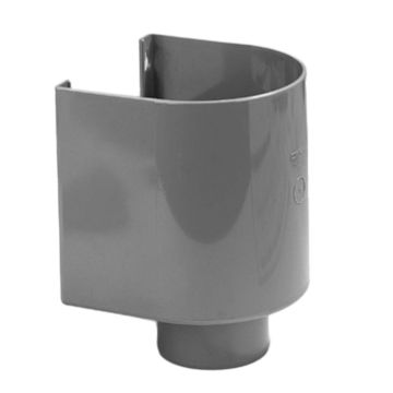 VERGAARBAK 100 MM RWA GRIJS