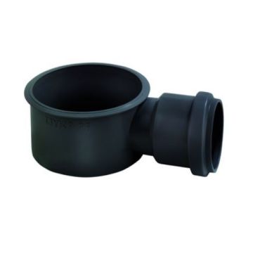 SIFON BUITENPOT PP 50 MM ZIJUITLOOP