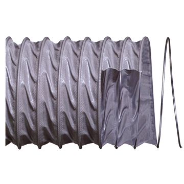 WASEMKAPSLANG 160 MM AIRFLEX GRIJS